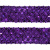 Тесьма с пайетками 12, шир. 35 мм/уп. 25+/-1 м, цвет фиолет - купить в Пензе. Цена: 1 308.30 руб.