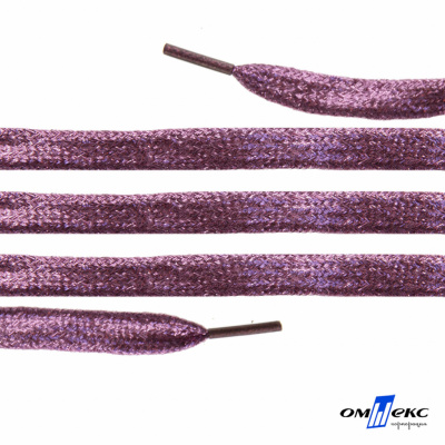 Шнурки #107-01, плоские 130 см, цв.розовый металлик - купить в Пензе. Цена: 35.45 руб.