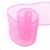 Лента капроновая, шир. 80 мм/уп. 25 м, цвет розовый - купить в Пензе. Цена: 19.77 руб.