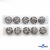 119-01 Кнопки пришивные декоративные металл 21 мм, цв.-никель - купить в Пензе. Цена: 21.54 руб.