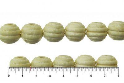 0309-Бусины деревянные "ОмТекс", 16 мм, упак.50+/-3шт, цв.035-белый - купить в Пензе. Цена: 62.22 руб.