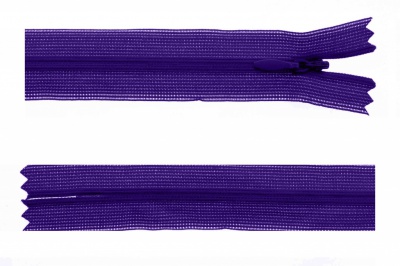 Молния потайная Т3 866, 20 см, капрон, цвет фиолетовый - купить в Пензе. Цена: 5.27 руб.