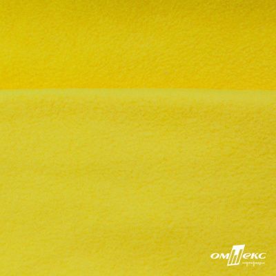 Флис DTY 14-0760, 240 г/м2, шир. 150 см, цвет яркий желтый - купить в Пензе. Цена 640.46 руб.