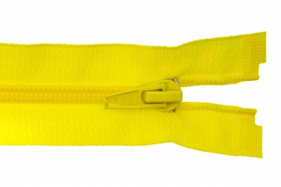 Спиральная молния Т5 131, 90 см, автомат, цвет жёлтый - купить в Пензе. Цена: 14.20 руб.