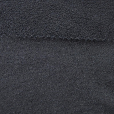 Флис DTY, 130 г/м2, шир. 150 см, цвет чёрный - купить в Пензе. Цена 694.22 руб.
