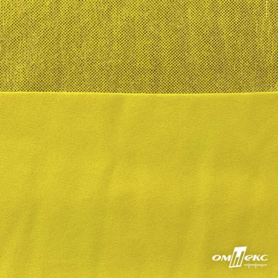 Трикотажное полотно голограмма, шир.140 см, #602 -жёлтый/жёлтый - купить в Пензе. Цена 385.88 руб.