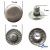 Кнопка металлическая "Альфа" с пружиной, 15 мм (уп. 720+/-20 шт), цвет никель - купить в Пензе. Цена: 1 466.73 руб.