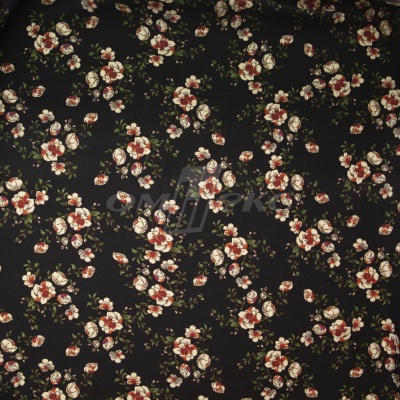Плательная ткань "Фламенко" 3.1, 80 гр/м2, шир.150 см, принт растительный - купить в Пензе. Цена 239.03 руб.