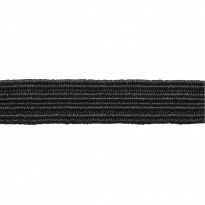 Резинка продежка С-52, шир. 7 мм (в нам. 100 м), чёрная  - купить в Пензе. Цена: 637.57 руб.