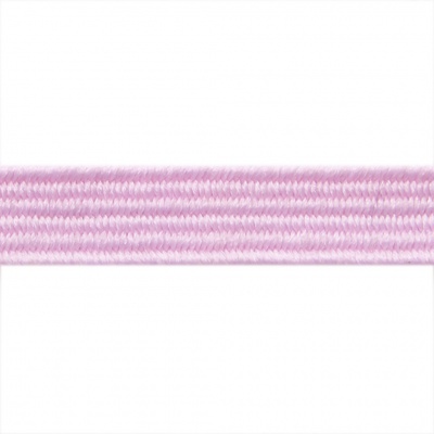 Резиновые нити с текстильным покрытием, шир. 6 мм ( упак.30 м/уп), цв.- 80-розовый - купить в Пензе. Цена: 155.22 руб.