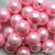 0404-00108-Бусины пластиковые под жемчуг "ОмТекс", 16 мм, (уп.50гр=24+/-1шт) цв.101-св.розовый - купить в Пензе. Цена: 44.18 руб.