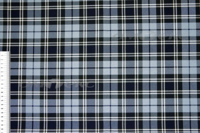 Ткань костюмная клетка Т7274 2004, 220 гр/м2, шир.150см, цвет т.синий/гол/бел - купить в Пензе. Цена 