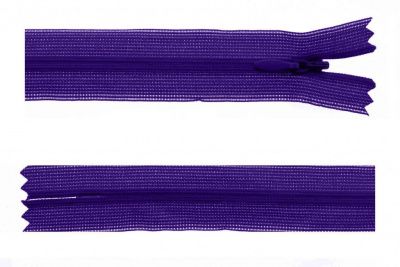 Молния потайная Т3 866, 50 см, капрон, цвет фиолетовый - купить в Пензе. Цена: 8.62 руб.