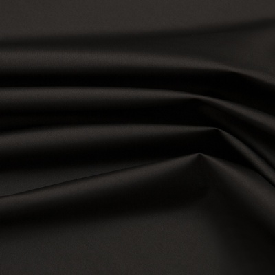 Курточная ткань Дюэл (дюспо), PU/WR/Milky, 80 гр/м2, шир.150см, цвет чёрный - купить в Пензе. Цена 141.80 руб.