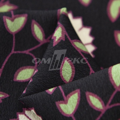 Плательная ткань "Фламенко" 10.1, 80 гр/м2, шир.150 см, принт растительный - купить в Пензе. Цена 241.49 руб.