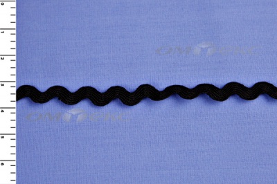 Тесьма плетеная "Вьюнчик"/черный - купить в Пензе. Цена: 48.11 руб.