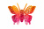 Бабочка декоративная пластиковая #10 - купить в Пензе. Цена: 7.09 руб.