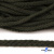 Шнур плетеный d-6 мм круглый, 70% хлопок 30% полиэстер, уп.90+/-1 м, цв.1075-хаки - купить в Пензе. Цена: 588 руб.