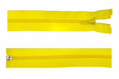Спиральная молния Т5 131, 70 см, автомат, цвет жёлтый - купить в Пензе. Цена: 16.21 руб.