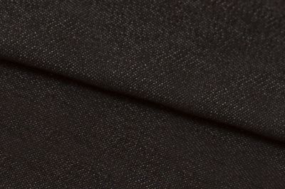 Ткань джинсовая №96, 160 гр/м2, шир.148см, цвет чёрный - купить в Пензе. Цена 350.42 руб.