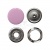 Кнопка рубашечная (закрытая) 9,5мм - эмаль, цв.003 - розовый - купить в Пензе. Цена: 5.74 руб.