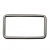 Рамка металлическая прямоугольная, 40 х 15 мм- тём.никель - купить в Пензе. Цена: 4.60 руб.