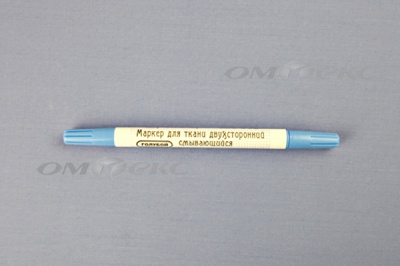 Маркер двухсторонний смывающийся для ткани RA-002 голубой - купить в Пензе. Цена: 207.84 руб.