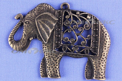 Декоративный элемент для творчества из металла "Слон"  - купить в Пензе. Цена: 26.66 руб.