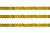 Пайетки "ОмТекс" на нитях, SILVER SHINING, 6 мм F / упак.91+/-1м, цв. 48 - золото - купить в Пензе. Цена: 356.19 руб.