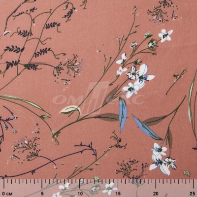 Плательная ткань "Фламенко" 2.1, 80 гр/м2, шир.150 см, принт растительный - купить в Пензе. Цена 311.05 руб.