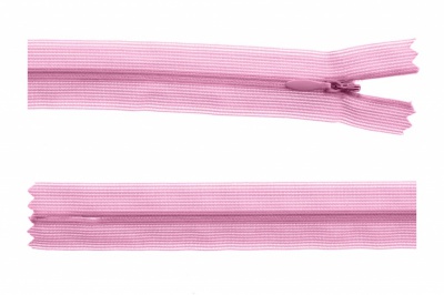 Молния потайная Т3 513, 60 см, капрон, цвет св.розовый - купить в Пензе. Цена: 10.13 руб.