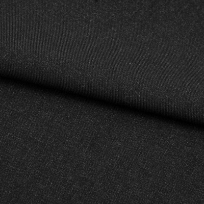 Ткань костюмная 24880 2022, 220 гр/м2, шир.150см, цвет чёрный - купить в Пензе. Цена 451 руб.