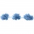 Тесьма плетеная "Рюш", упак. 9,14 м, цвет голубой - купить в Пензе. Цена: 45.87 руб.