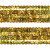 Тесьма с пайетками D16, шир. 20 мм/уп. 25+/-1 м, цвет золото - купить в Пензе. Цена: 778.19 руб.