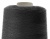 Швейные нитки (армированные) 28S/2, нам. 2 500 м, цвет чёрный - купить в Пензе. Цена: 139.91 руб.