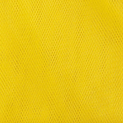 Фатин матовый 16-70, 12 гр/м2, шир.300см, цвет жёлтый - купить в Пензе. Цена 112.70 руб.