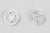 Кнопки пришивные пластиковые 11,5 мм, блистер 24шт, цв.-прозрачные - купить в Пензе. Цена: 59.44 руб.