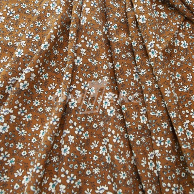 Плательная ткань "Фламенко" 11.1, 80 гр/м2, шир.150 см, принт растительный - купить в Пензе. Цена 239.03 руб.