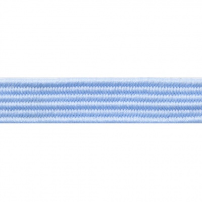Резиновые нити с текстильным покрытием, шир. 6 мм ( упак.30 м/уп), цв.- 108-голубой - купить в Пензе. Цена: 155.22 руб.